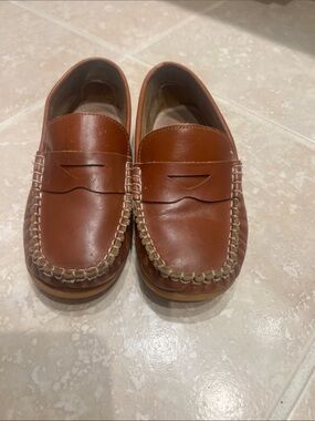 Elephantito Brown Leather Penny Loafers